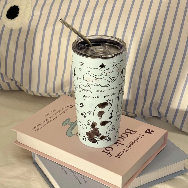 Adorable Animal Stainless Steel Thermos Bottle 304 Quality | Drinkware & Travel Mugs
