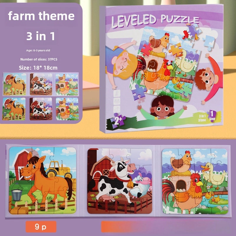 Magnetic Animal Traffic Puzzle for Toddlers and Kids Ages 1-6 | Educational Toys & Puzzles