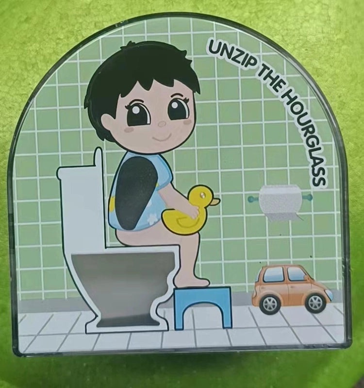 Five-Minute Bathroom Timer for Stress Relief and Efficient Toilet Use|Bathroom Accessories