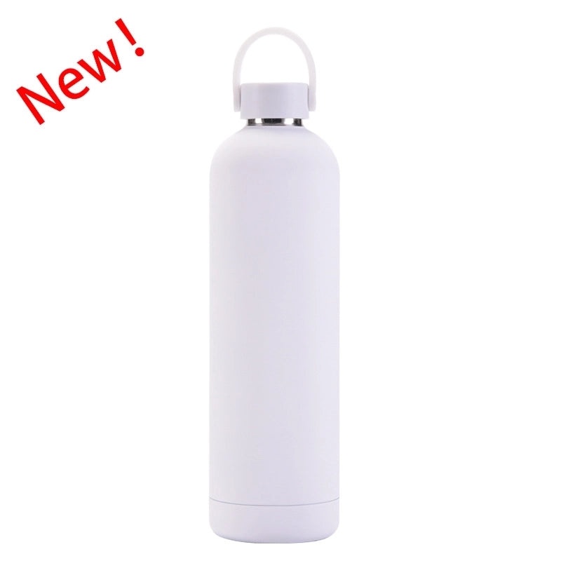 Stainless Steel Water Bottle Single Piece Casual Solid Color | Drinkware & Hydration