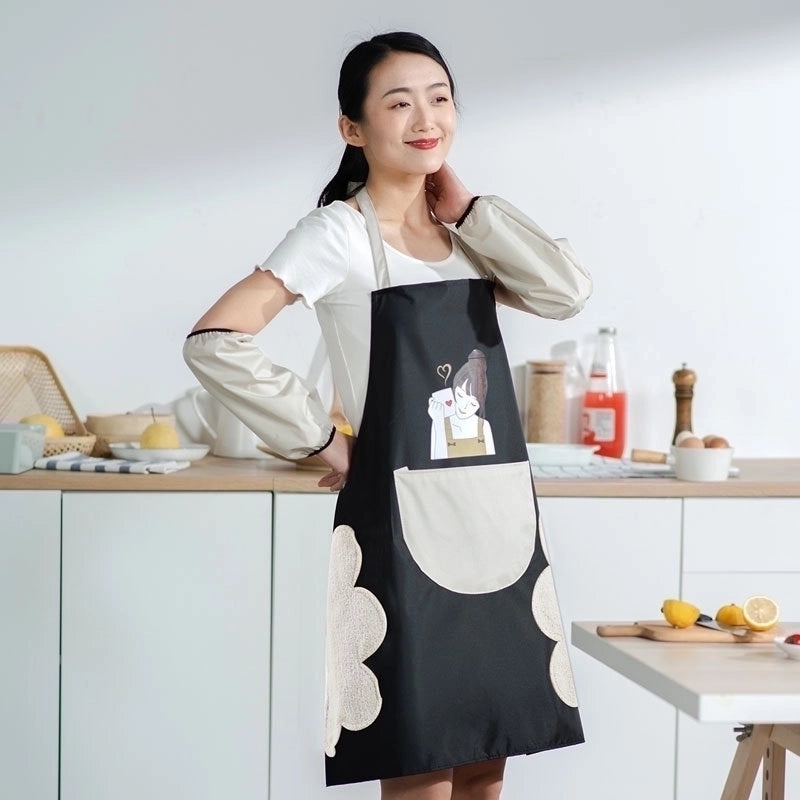 Cute Cartoon PVC Apron for Kids | Kitchen & Dining Accessories