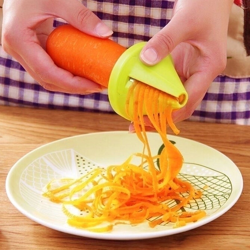 Minimalist Single-Piece Plastic Vegetable Chopper | Kitchen Gadgets