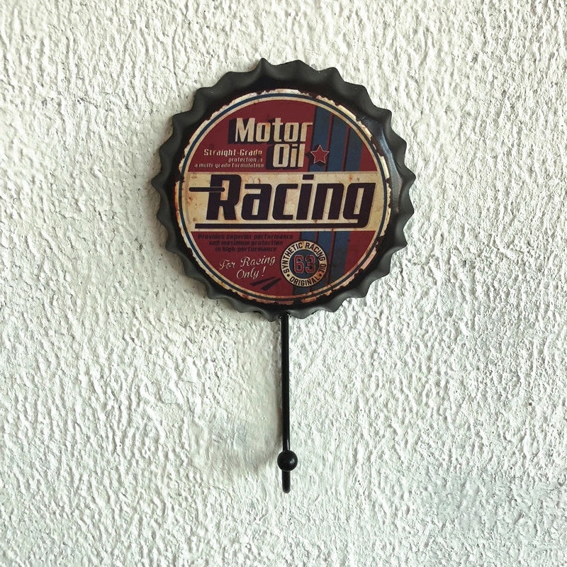Vintage Beer Cap Letter Motorcycle Metal Iron Pendant Wall Decor|Wall Art