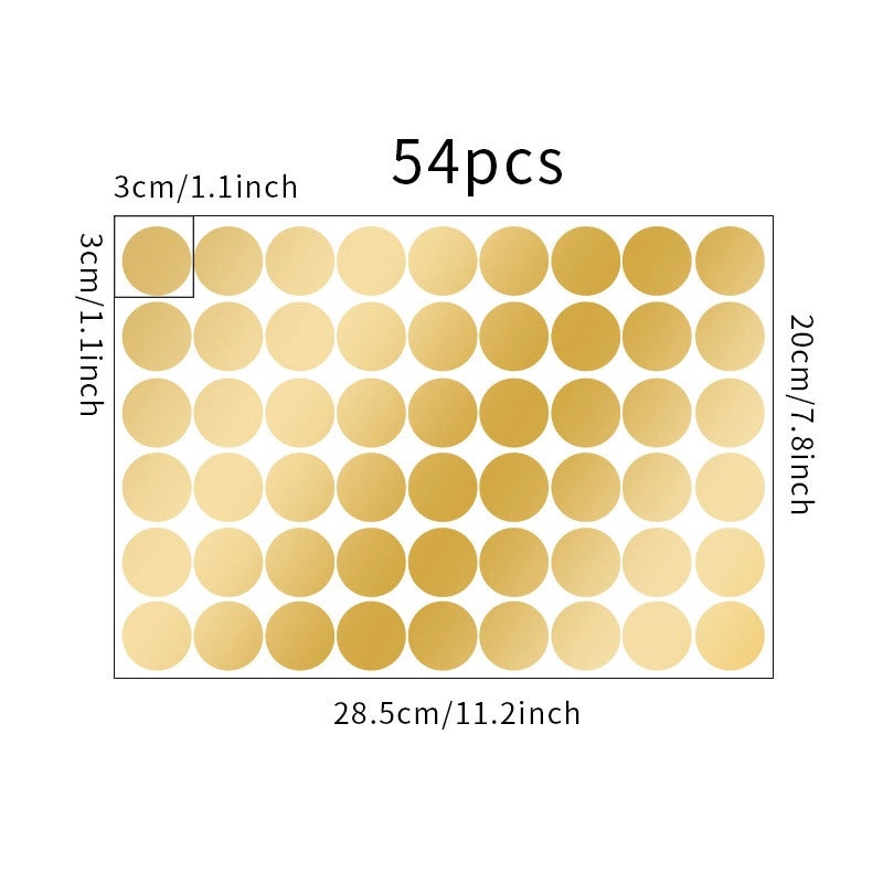 Simple Dot Pattern Wall Stickers for Kids' Bedroom, Porch, and Living Room Decoration|Home Decor Wall Stickers