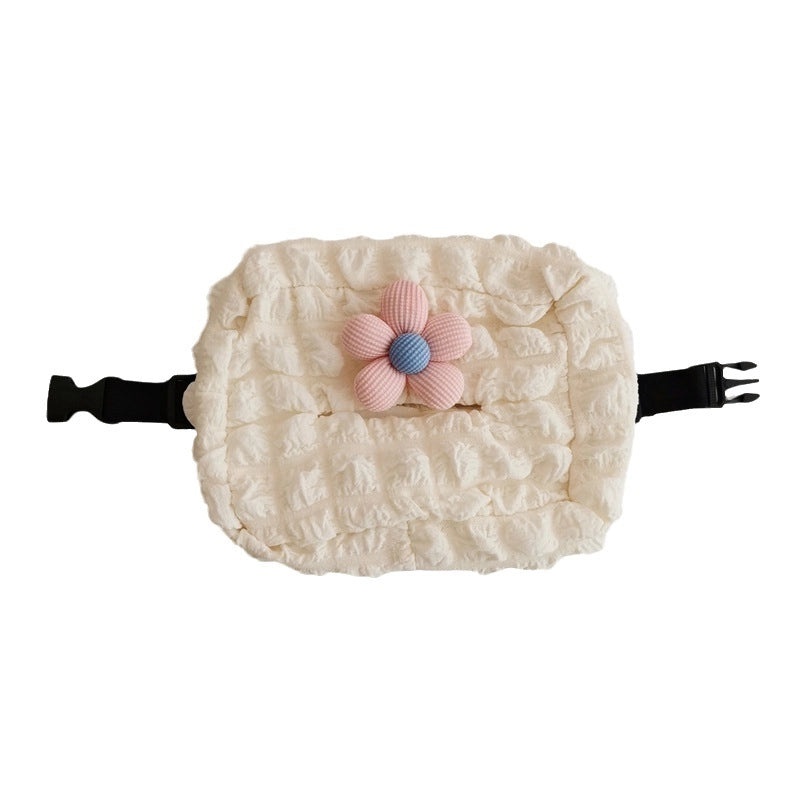 Multicolor Bubble Fiber Fabric Tissue Holder for Casual Vacation Use|Home & Living Accessories