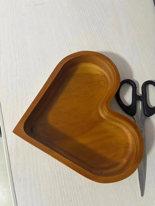 Elegant Casual Solid Color Wooden Plate Single Piece|Home Decor