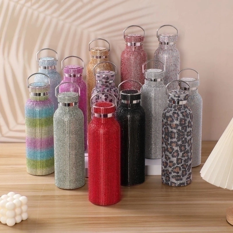 Stainless Steel Water Bottle Single Piece Casual Solid Color | Drinkware & Hydration