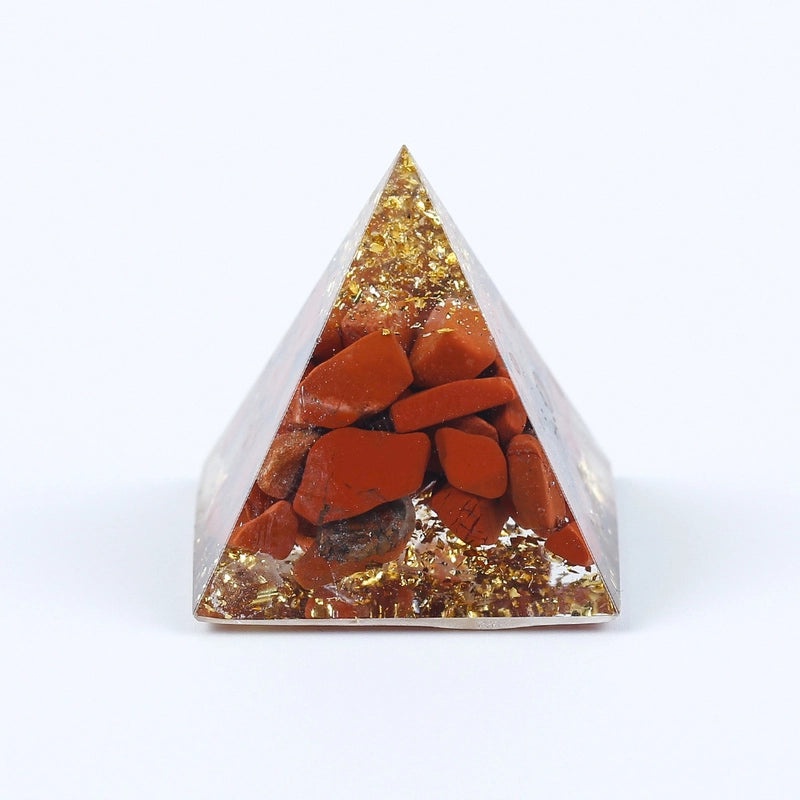 Minimalist Chinoiserie Triangle Resin Crystal Ornament|Home Decor & Decorative Accessories