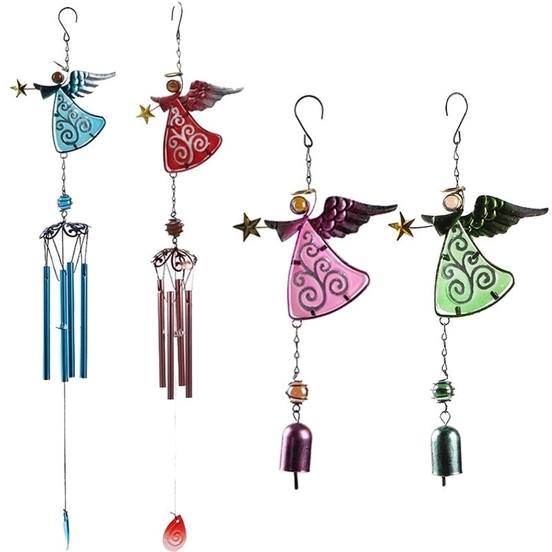 Whimsical Cartoon Metal Wind Chime Wall Decor|Home Decor & Garden
