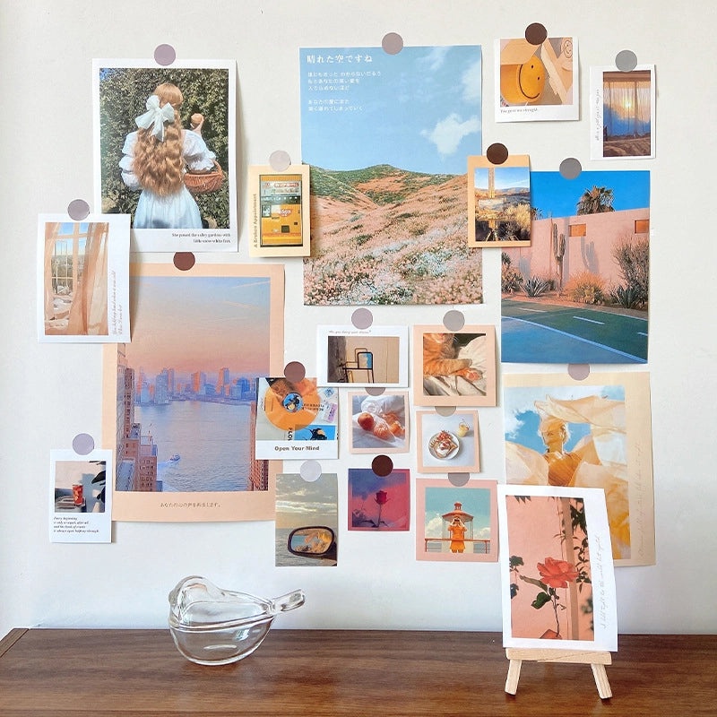 Vintage Style Oil Painting Landscape Paper Wall Decal | Home Decor