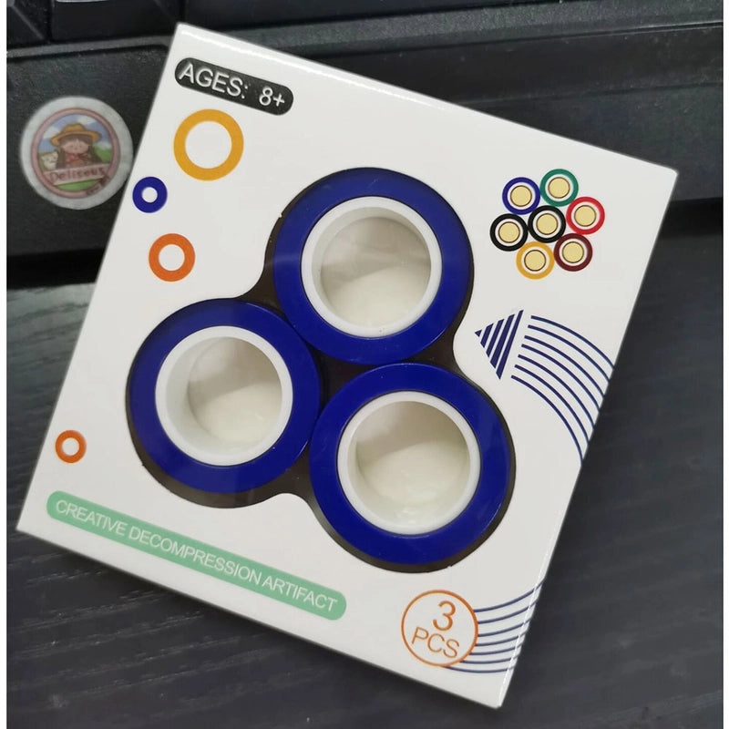 Magnetic Fingertip Gyro Ring Stress Relief Decompression Toy | Fidget Toys & Stress Relief