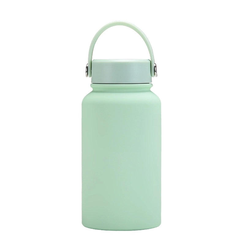 Stainless Steel Water Bottle Single Piece Casual Solid Color | Drinkware & Hydration