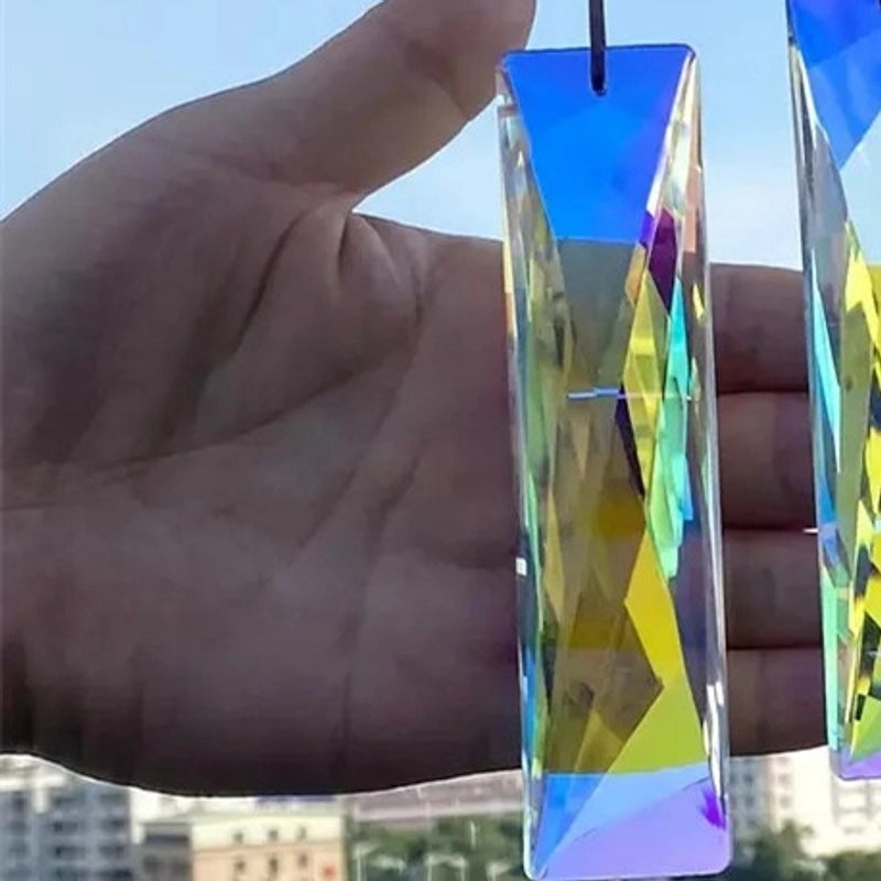 Elegant Geometric Heart Crystal Suncatcher for Home Decor|Home Decor & Accessories