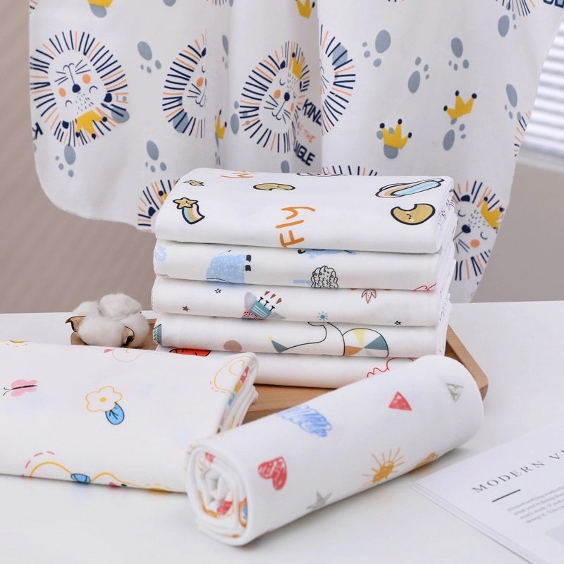 Adorable Cartoon Print Cotton Baby Blanket Soft Infant Accessory|Baby Blankets & Swaddles