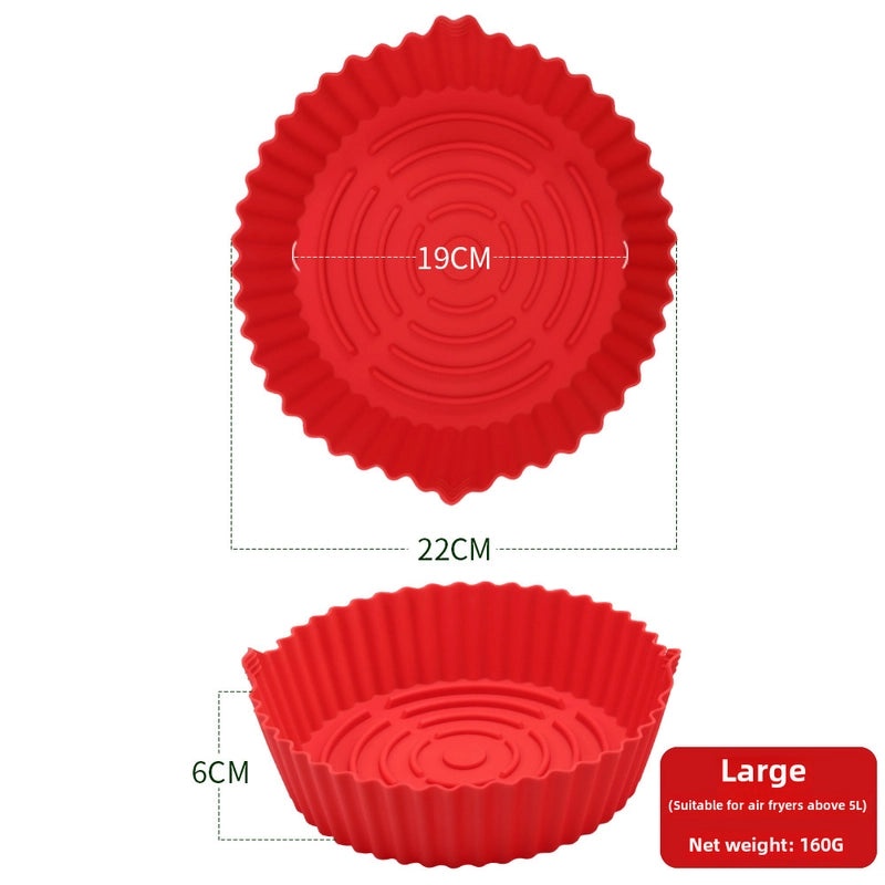Silicone Air Fryer Cake Mold Round Cup DIY Baking Plate Mafen Cup Non-stick Silicone Pad|Kitchen & Dining Bakeware