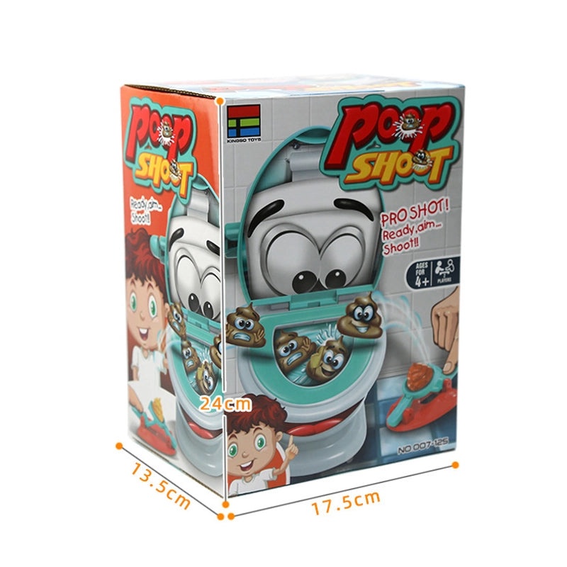 Toilet Catapult Poop Toss Game Family Fun Parent-Child Interactive Toy | Family Board Games