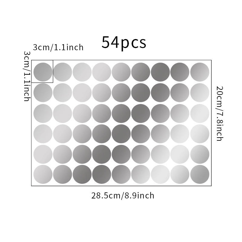 Simple Dot Pattern Wall Stickers for Kids' Bedroom, Porch, and Living Room Decoration|Home Decor Wall Stickers