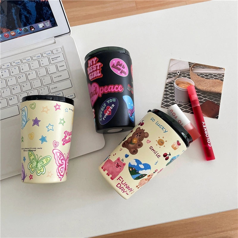 Cartoon Style 304 Stainless Steel Insulated Thermos Bottle 1 Piece|Drinkware & Thermos Cups