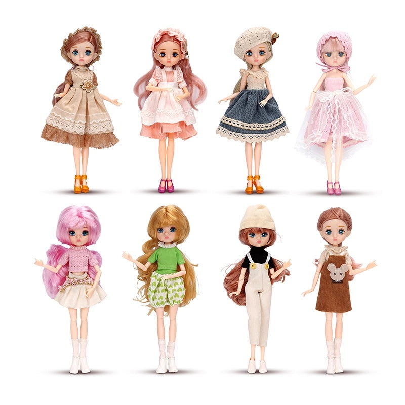 Cute Mini Doll Plastic Toys Set|Kids Toys