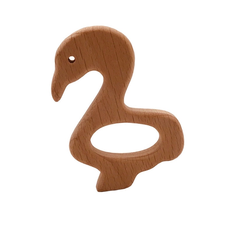 Natural Beech Wood Baby Teether Toys|Baby Teethers & Soothing Toys