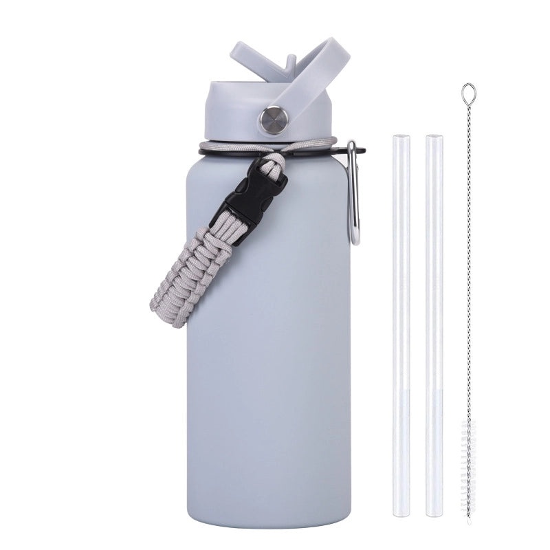 Stainless Steel Water Bottle Single Piece Casual Solid Color | Drinkware & Hydration