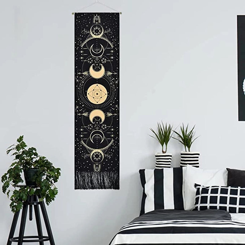 Modern Cotton Linen Polyester Tapestry Wall Art with IG Aesthetic Print|Home Decor Wall Hangings