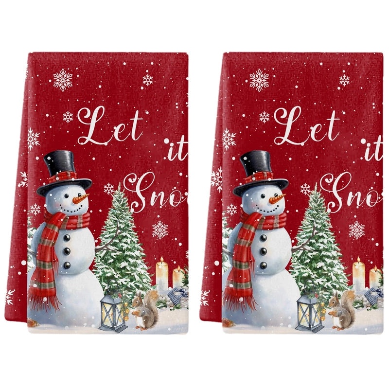 Christmas Holiday Cute Christmas Tree Soft Microfiber Towels|Home & Kitchen Textiles
