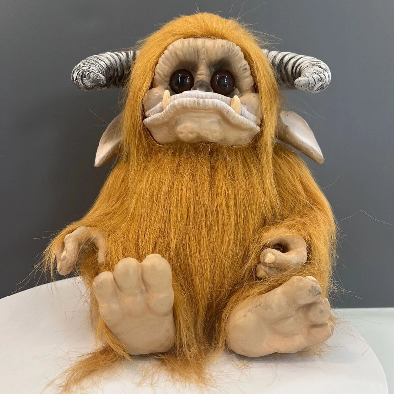 Maze Red Big Mouth Plush Doll Independent Station Ludo Baby Strange Animal Stuffed Toy|Plush Toys & Collectibles