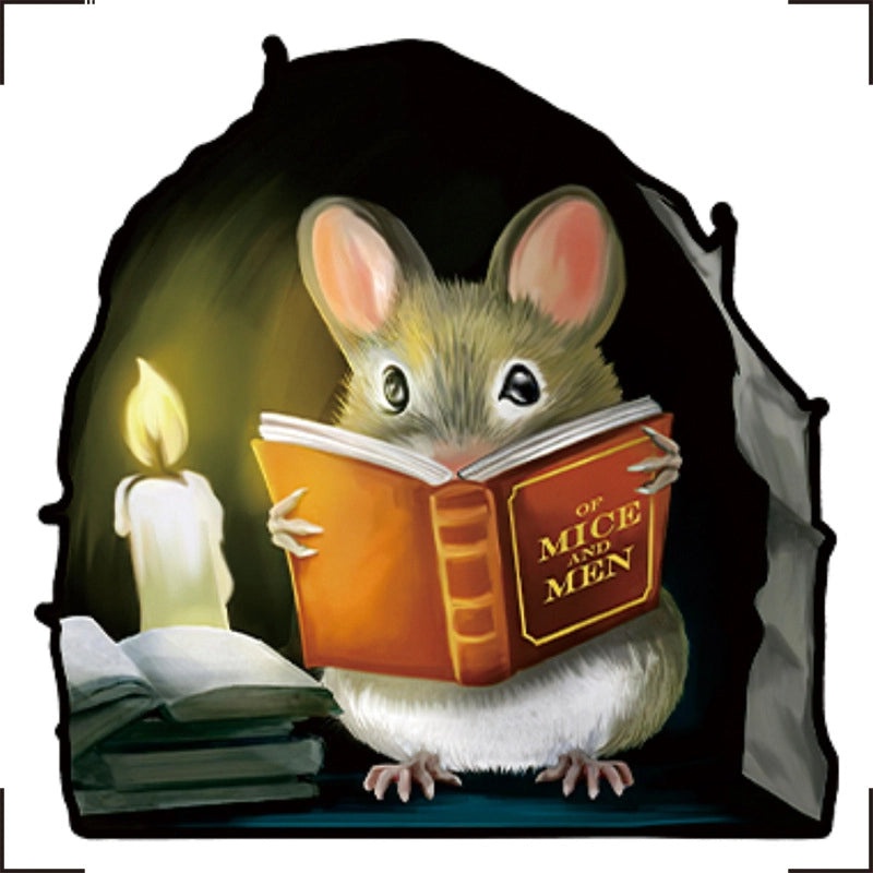 Cute Cartoon Mouse Self-Adhesive Wall Decals for Bedroom Living Room Stairs Corners|Home Decor Wall Stickers