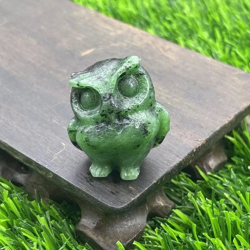 Vintage Style Owl Natural Stone Ornament for Home Decor|Home Decor & Accessories