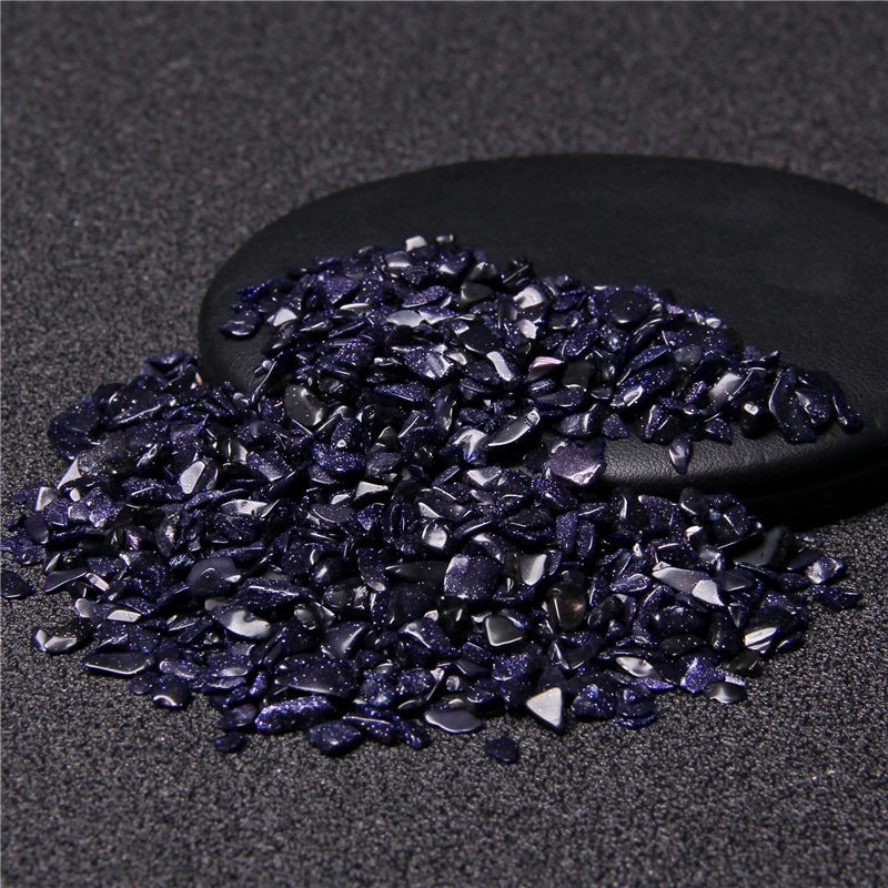 Natural Amethyst and Lapis Lazuli Crystal Gravel Powder for Aromatherapy and Polishing | Jewelry & Crystal Healing Stones