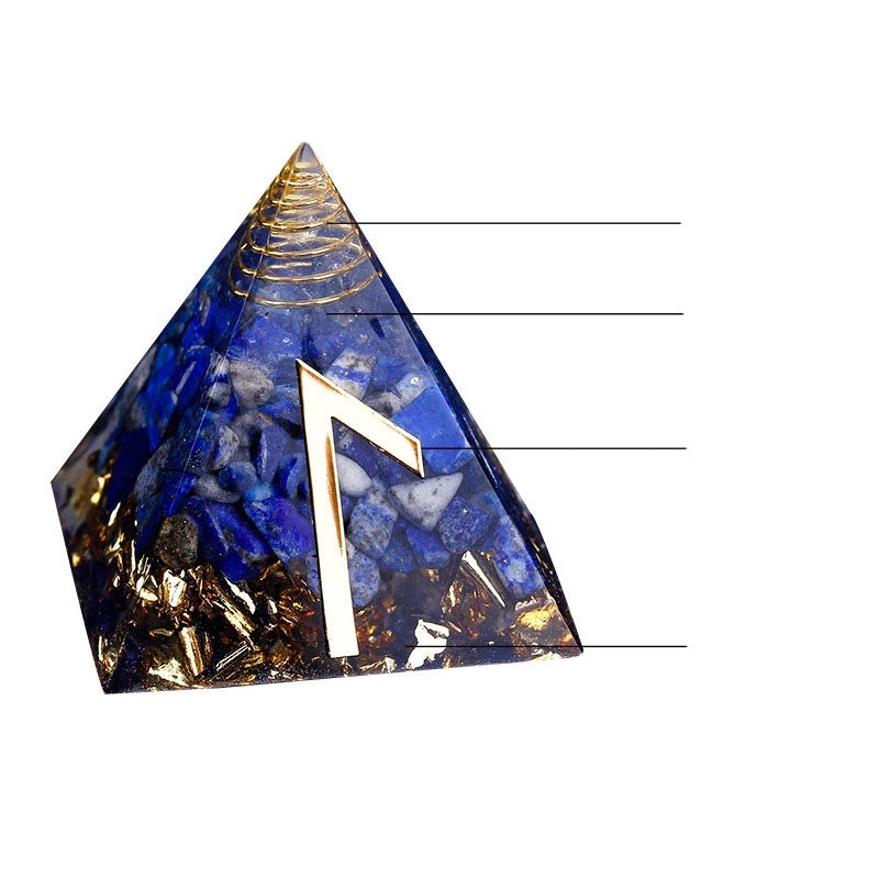 Minimalist Crystal Pyramid Ornament | Daily Indoor Home Decor