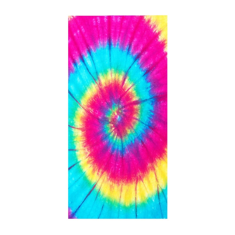 Microfiber Square Beach Towel with Tie-Dye 3D Digital Print | Beach Towels & Outdoor Accessories