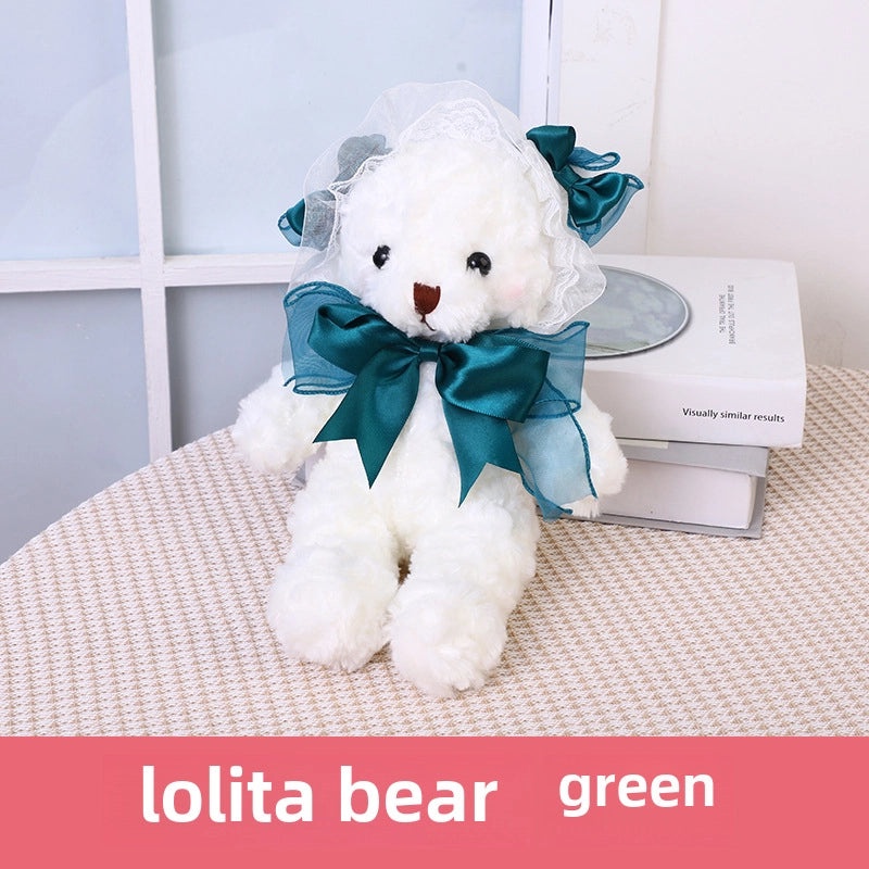 Lolita Bear Plush Doll Rose Velvet Ragdoll Cute Girl Toy Gift Soft Stuffed Animal|Plush Toys & Stuffed Animals