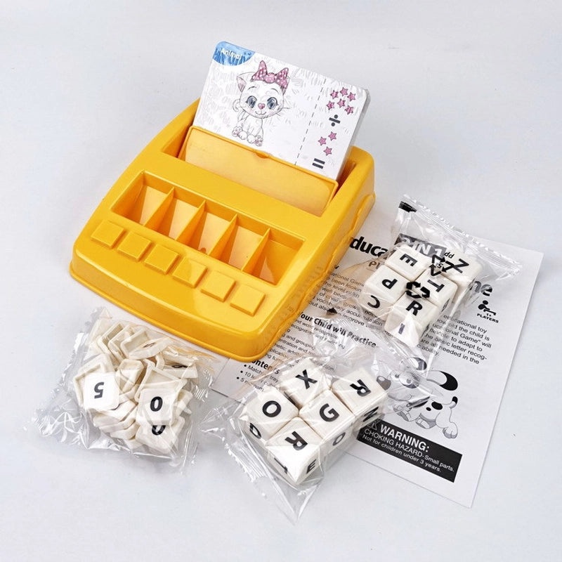 Early Education Intelligence Puzzle Toy 2-in-1 Alphabet & Math Teaching Aid|Educational Toys