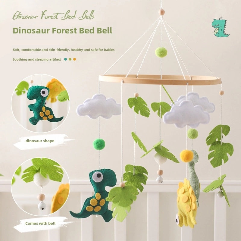 Forest Dinosaur Baby Bed Bell Rattle Hanging Toy for Newborns 0-1 Years Old | Baby Toys & Rattles