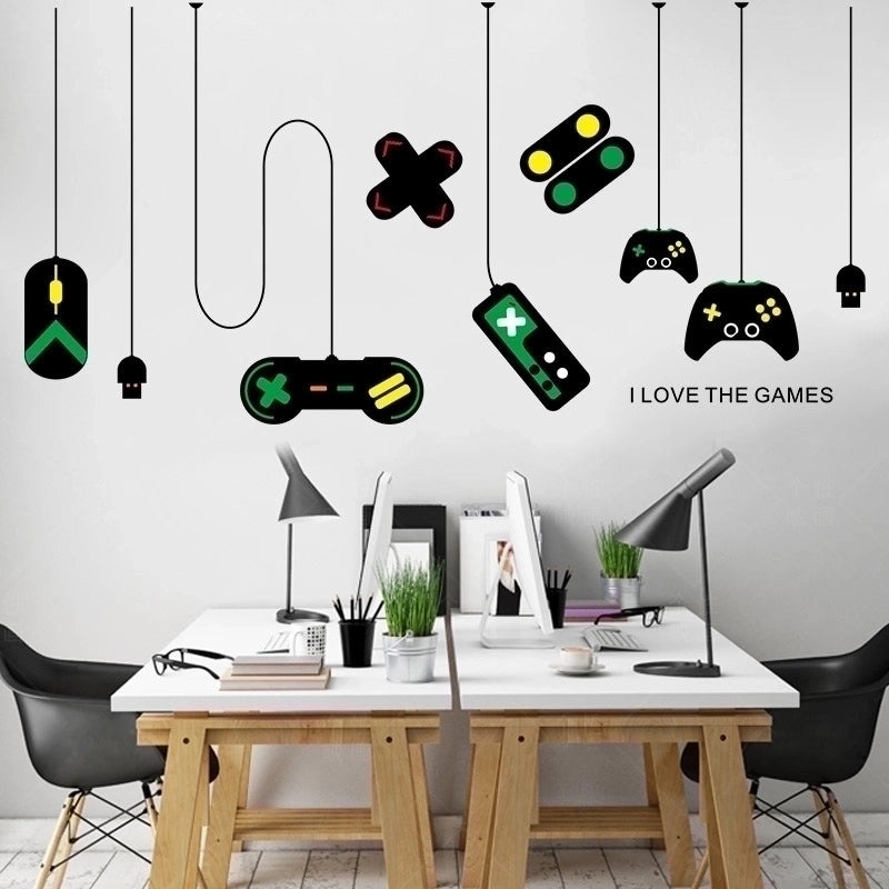 Console Game Controller Wall Decals for Kids Room|Home Decor Wall Stickers