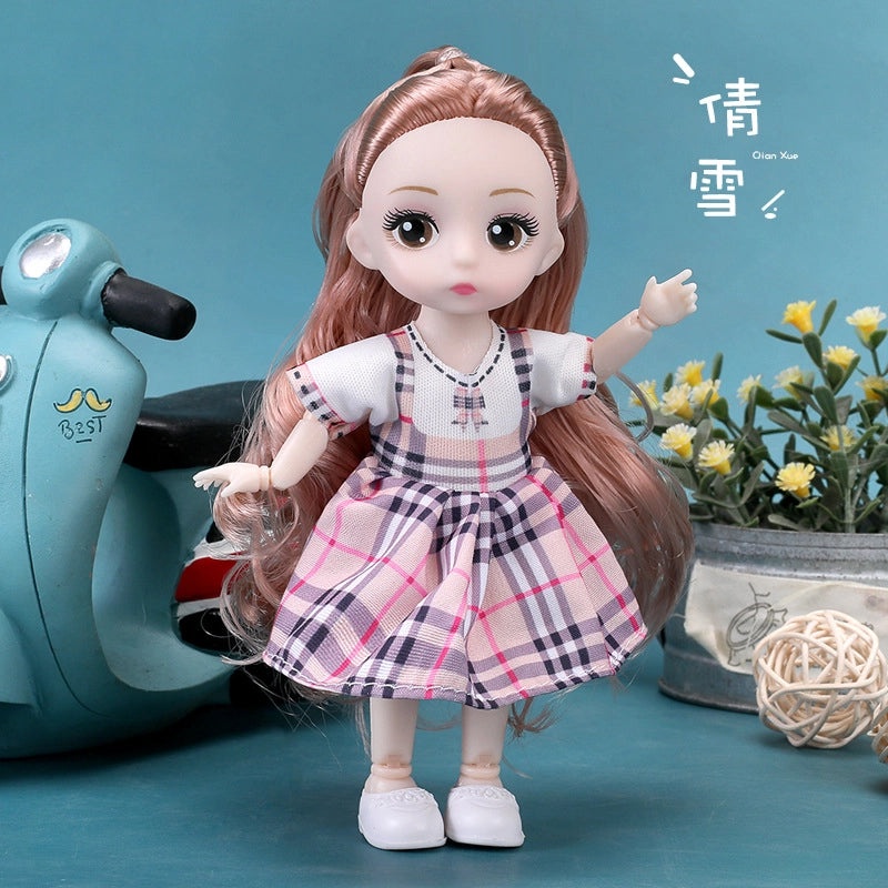 100 Mini 17cm BJD Girl Dolls Princess Toys for Kids Bulk Set|Children's Toys
