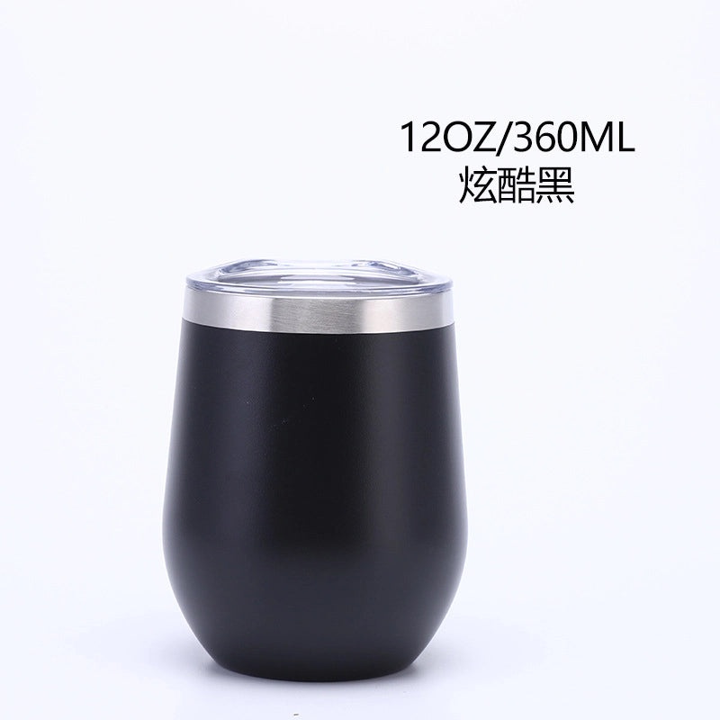 Creative Stainless Steel U-Cup Vacuum Water Bottle Portable Cute Eggshell Design|Drinkware & Water Bottles