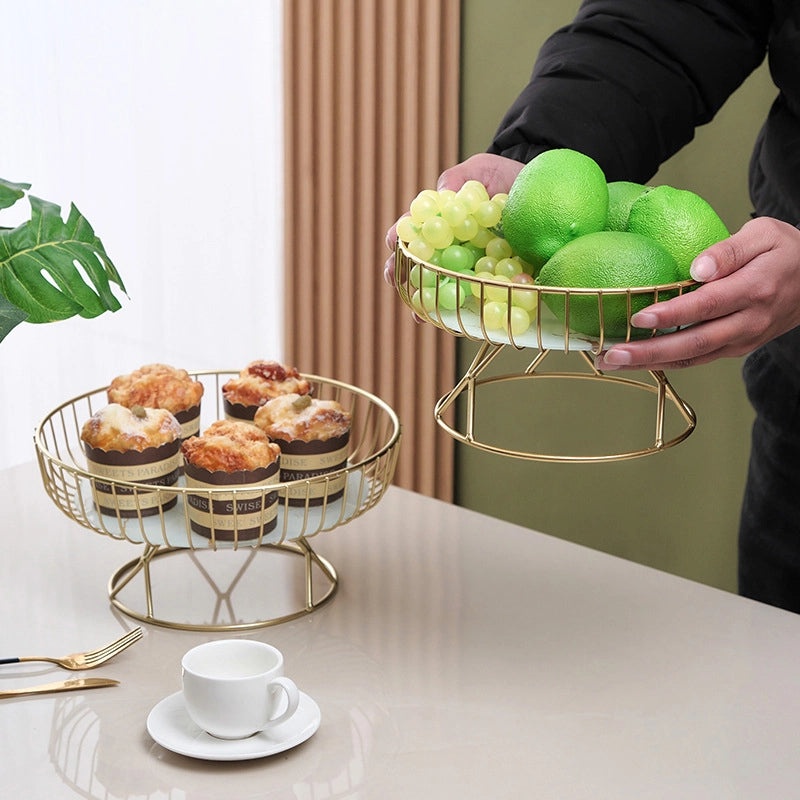 Stylish Solid Color PVC Fruit Basket for Home Decor|Home & Kitchen Storage