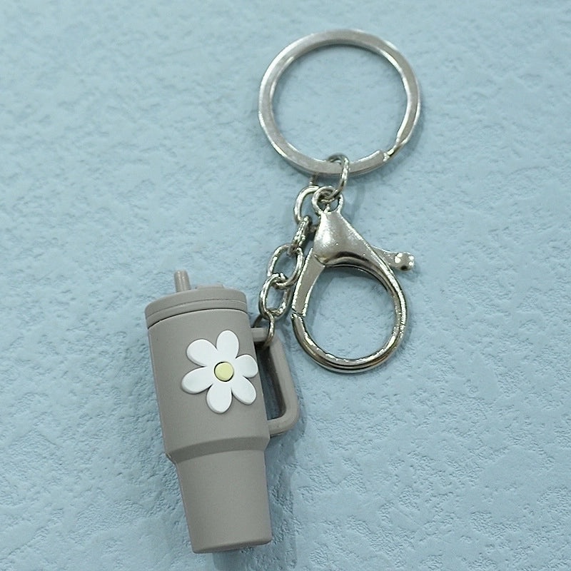 Cartoon Floral Soft Rubber Unisex Cup Charms|Drinkware Accessories