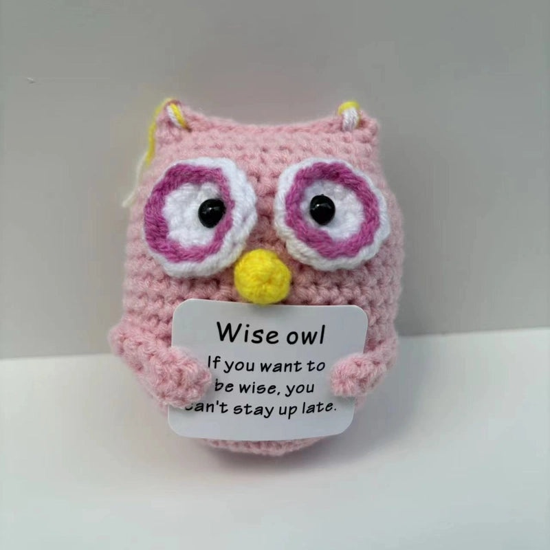 Handmade Wool Knitted Penguin Plush Toy for Stress Relief and Fun | Toys & Games