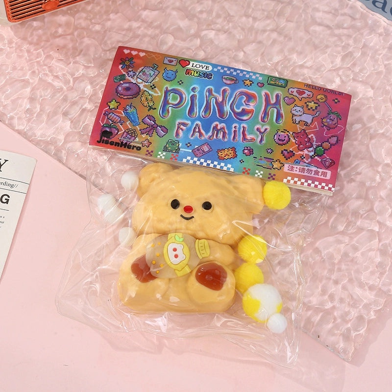 Bear and Cat Squishy Toy Set Soft TPR Stress Reliever | Toys & Games