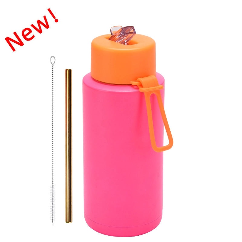 Insulated Stainless Steel Thermos Mug in Solid Colors for Everyday Use|Drinkware & Thermoses