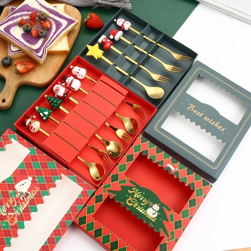 Christmas Casual Vacation Stainless Steel 410 Letter Spoon Set | Kitchen & Dining Utensils