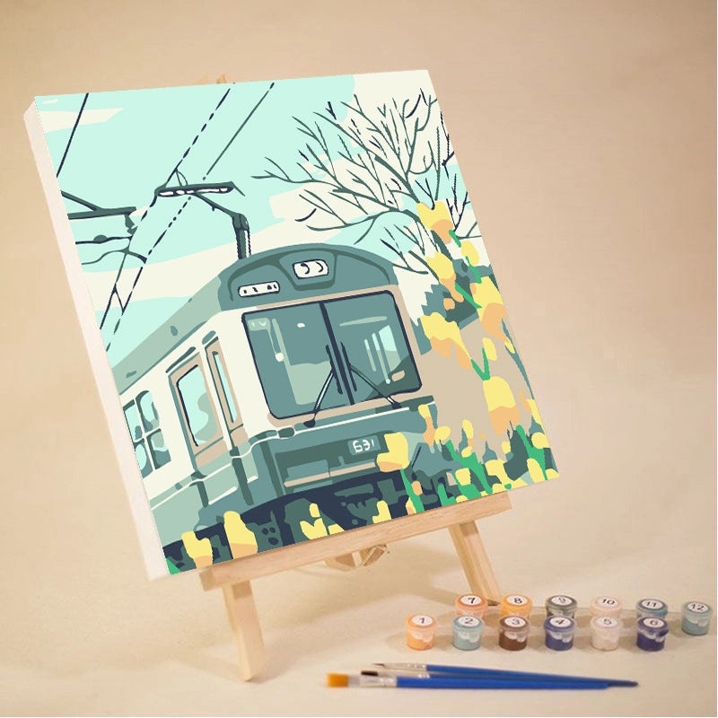 10-12 Color High Quality Pigment Set for DIY Digital Oil Painting Landscape | Painting Supplies