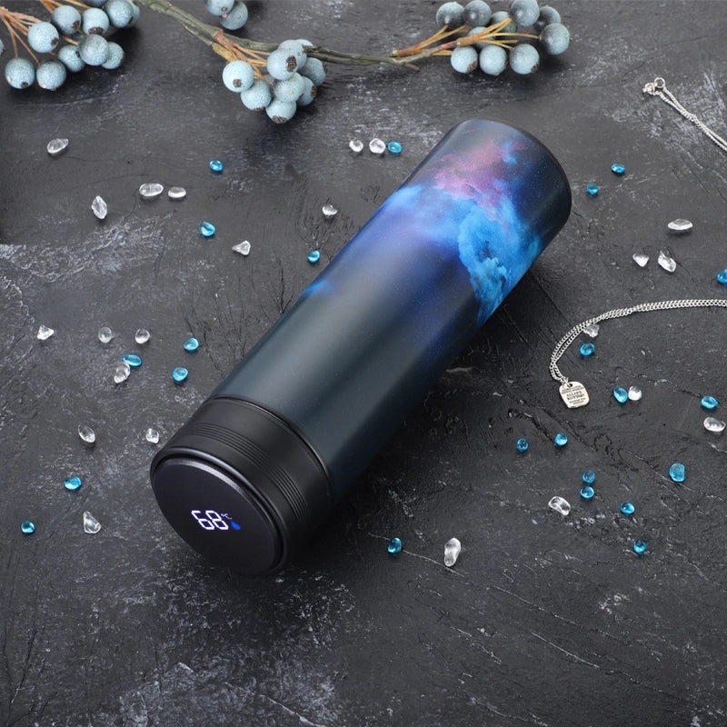 Creative 304 Stainless Steel Vacuum Thermos Cup with Replaceable Battery | Fashion Accessories & Drinkware
