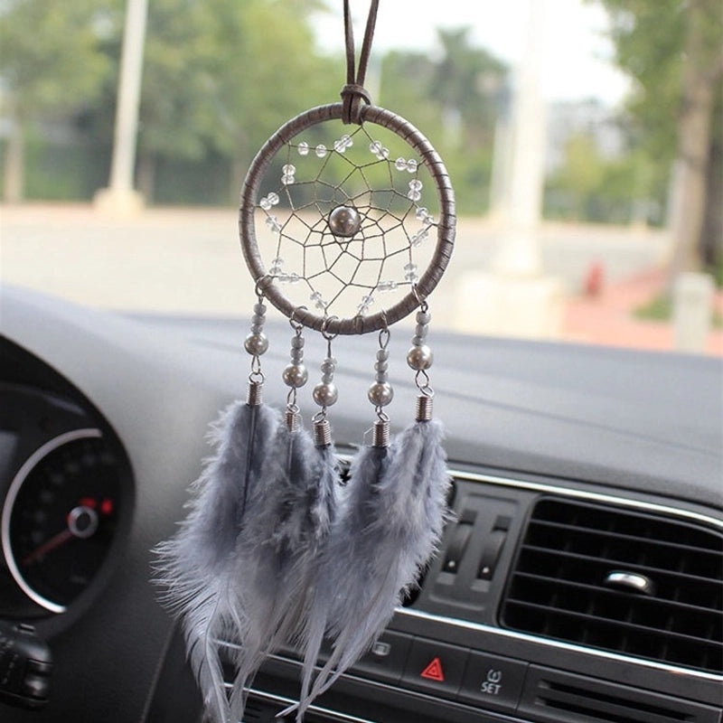 Bohemian Feather Dreamcatcher Pendant for Bag Keychain Car and Home Decor|Home Decor Accessories