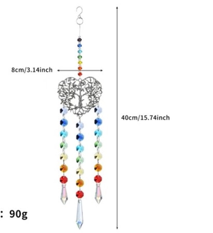 Vintage Christmas Tree Heart Crystal Wall Art Minimalist Artificial Decoration|Home Decor