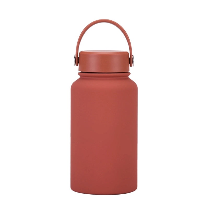 Stainless Steel Water Bottle Single Piece Casual Solid Color | Drinkware & Hydration